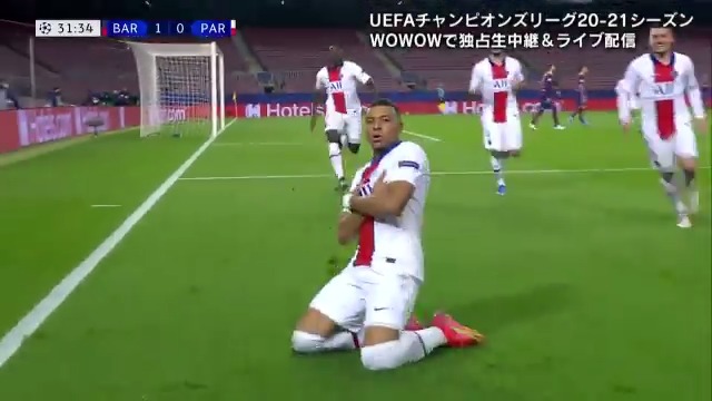Wowowサッカー No Twitter これぞ千両役者 エンバペのハットトリックでパリが敵地で先勝 Uefa チャンピオンズリーグ バルセロナ 1 4 パリ サンジェルマン Wowow では 決勝トーナメント全29試合を独占生中継 ライブ配信中 今後の放送予定はこちら