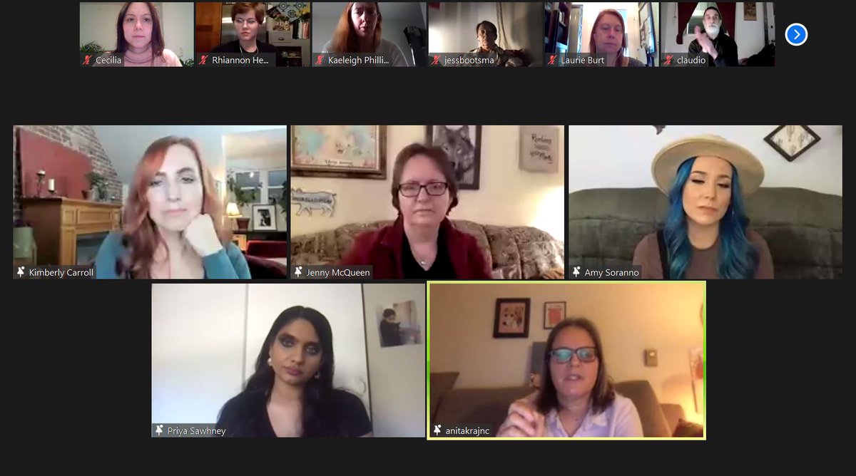 MariaCe_AM's tweet image. 🐮🐰🐶 Kicking off week 4 of the #AdvocacyBootcamp @AnimalJustice Academy on &apos;Exposing #AnimalExploitation&apos; in a panel discussion with @AnitaKrajnc of #PigTrial @TorontoPigSave @AmySoranno &amp;amp; @VegJen #AnimalRights