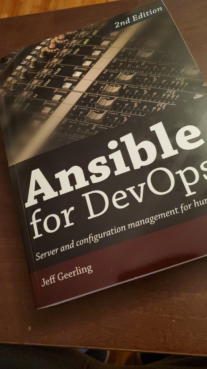Zacks_Lab's tweet image. A day early, even with all of this weather (that was actually not bad today)

Thanks @geerlingguy for putting your knowledge and time into this book @ansible4devops