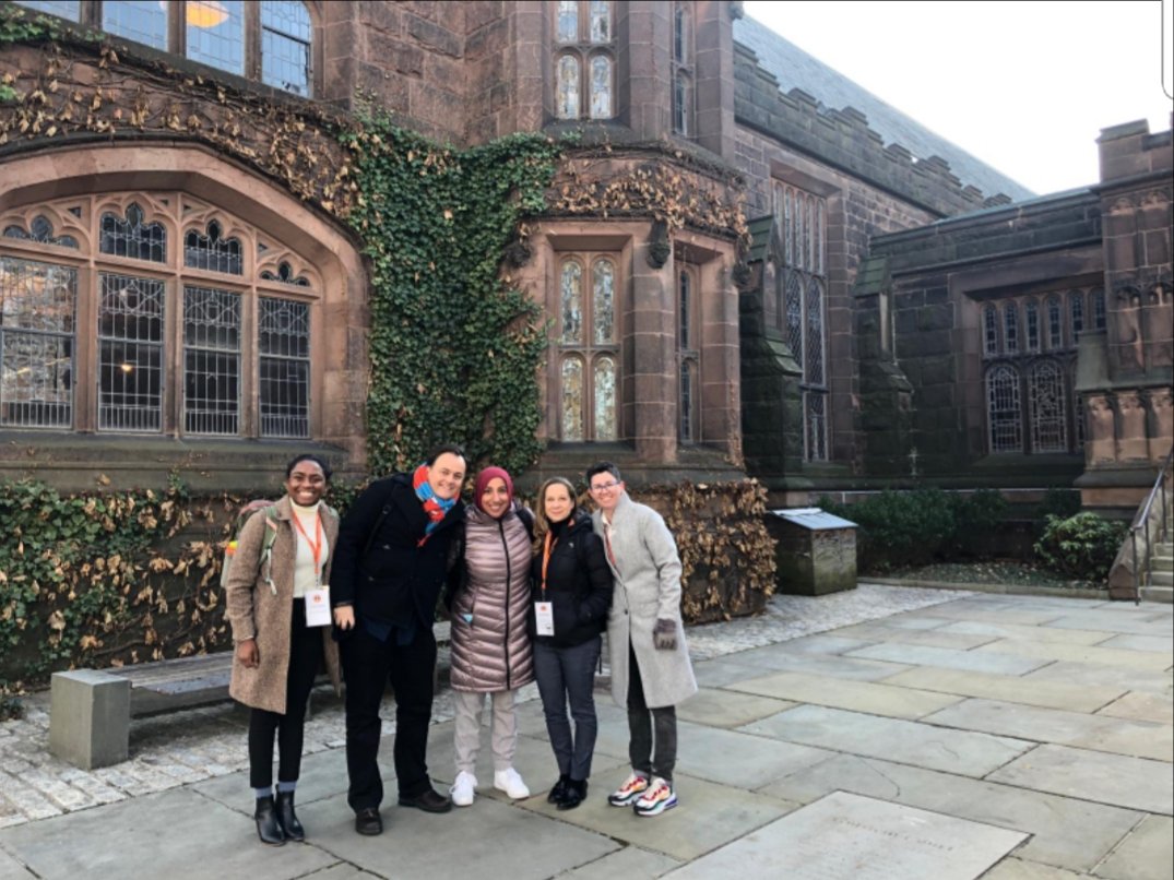 Here are some more photos with Meg at a conference at Princeton. Was one of the last work trips I took before the pandemic and when we started  #DisruptersFC. 