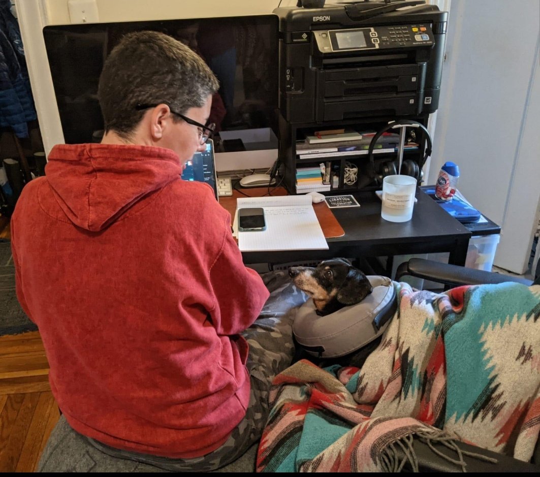 One last quick story bc I'm already embarrassing her. After 45 was elected, he tried to pass a Muslim ban. The first message I got of people at protests were Meg and Marjorie. They were there because that is who they are. I still tear up when I think of that. Also DeWitt. 