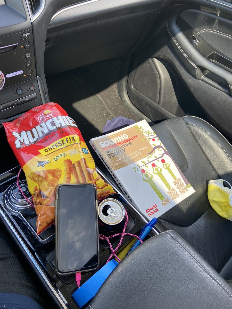 No electricity is not an excuse! Catching up on some PD as my phone charges in my car.