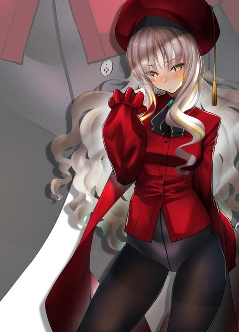 「は?ファッションですが、何か?」と蔑み視線で見下してくる、履いてないカレン #FGO #今日のらくがき カラー練習400枚チャレンジ:312/400 