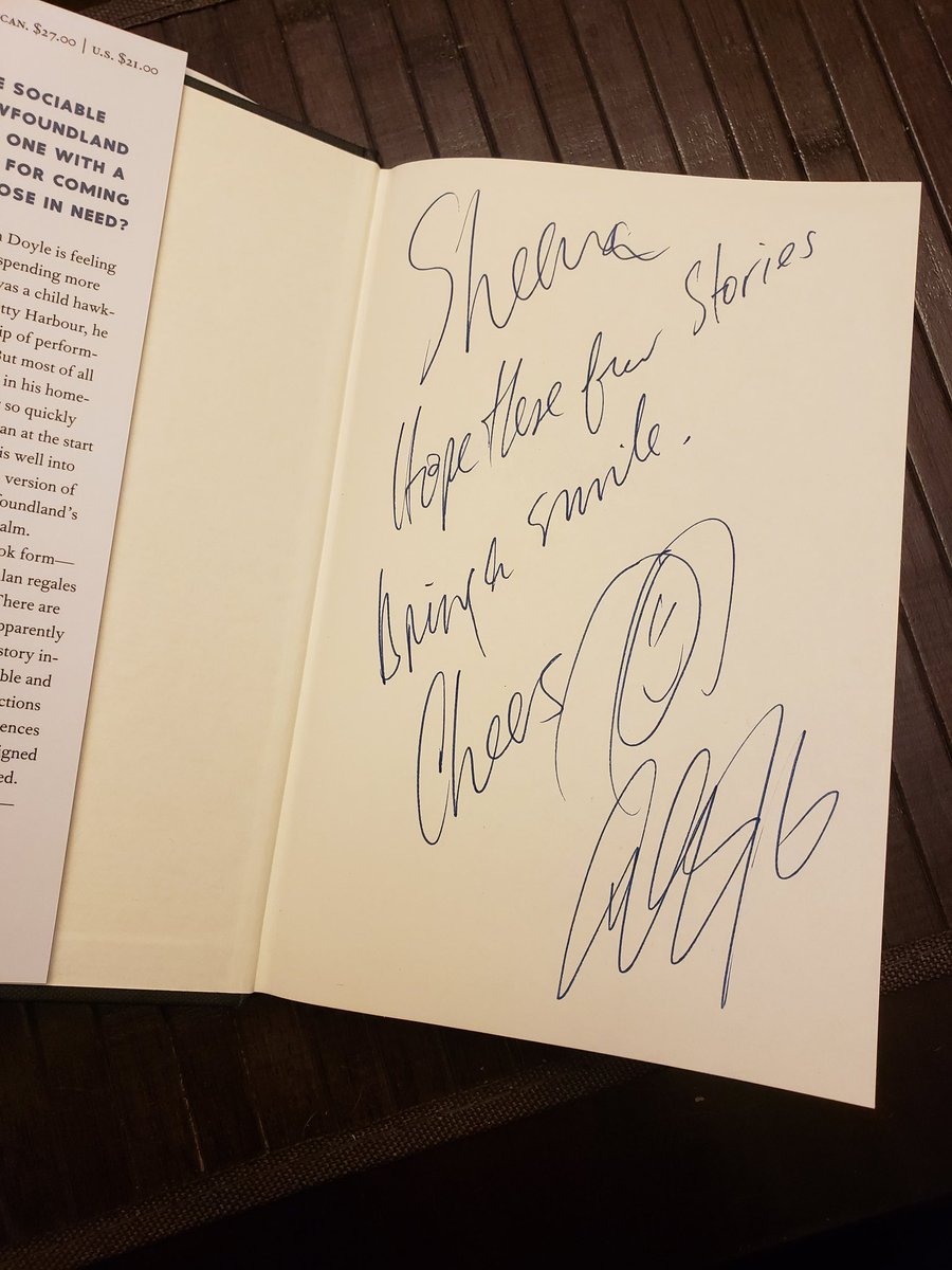 That was quick! Got the book already! Thanks so much <a href="/alanthomasdoyle/">Alan Doyle</a> and @WalterH52219486! Looking forward to reading this for sure. 😃