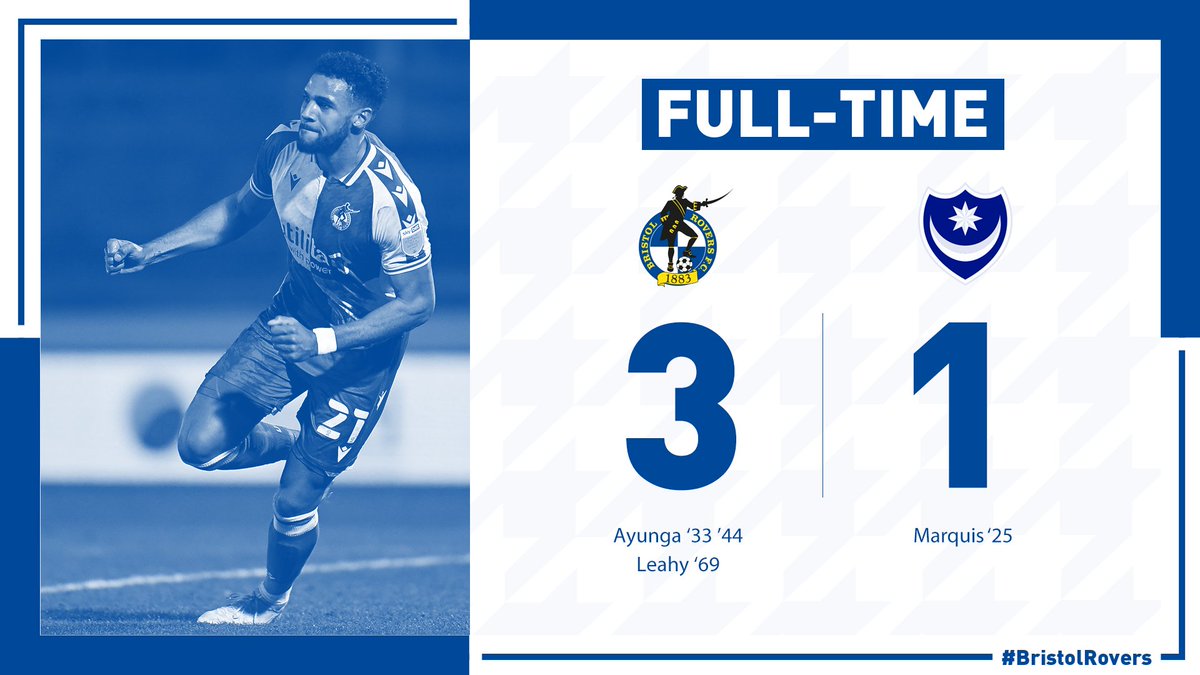 Official_BRFC's tweet image. 👊 A BIG 3⃣ points! 

#BristolRovers
