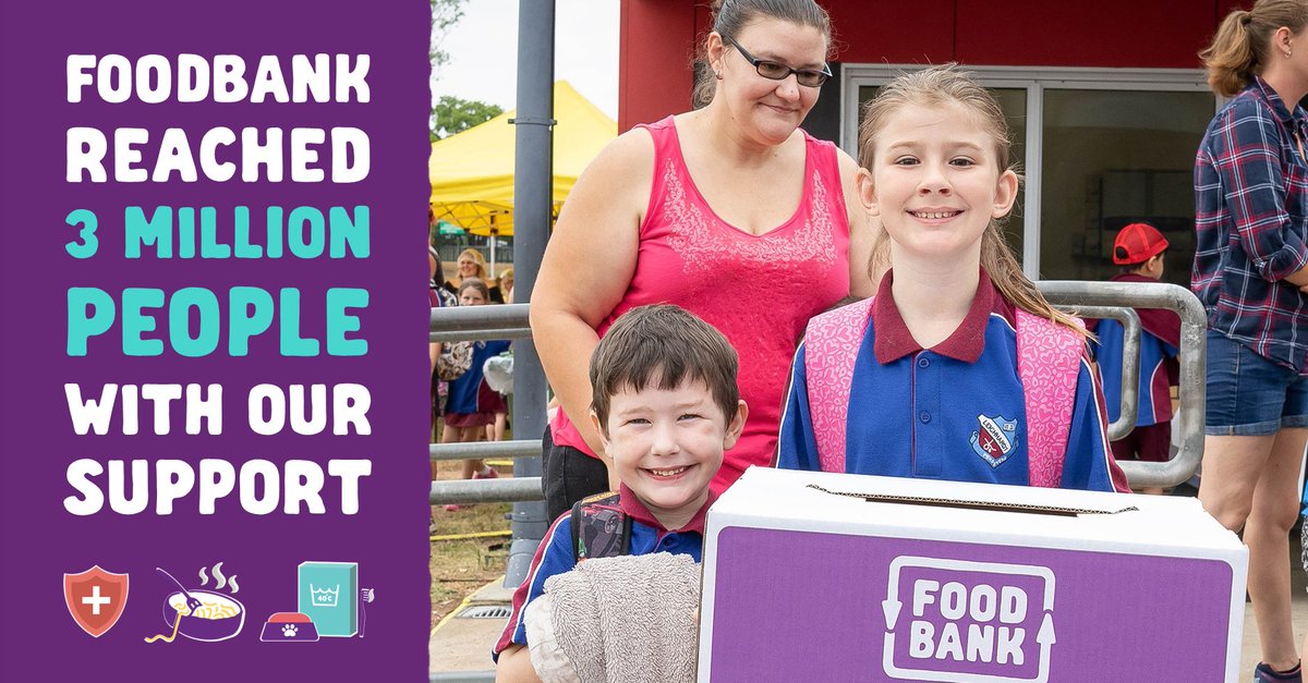 CocaColaAmatil's tweet photo. Thank you @FoodbankAus for the news that our team helped you deliver more than 600,000 meals to Australian’s in need. You are a special bunch of people and make a difference to millions.
#Foodbank #OurPeople #BetterEnvironment #CommittedPartners https://t.co/lmiscXPZS3