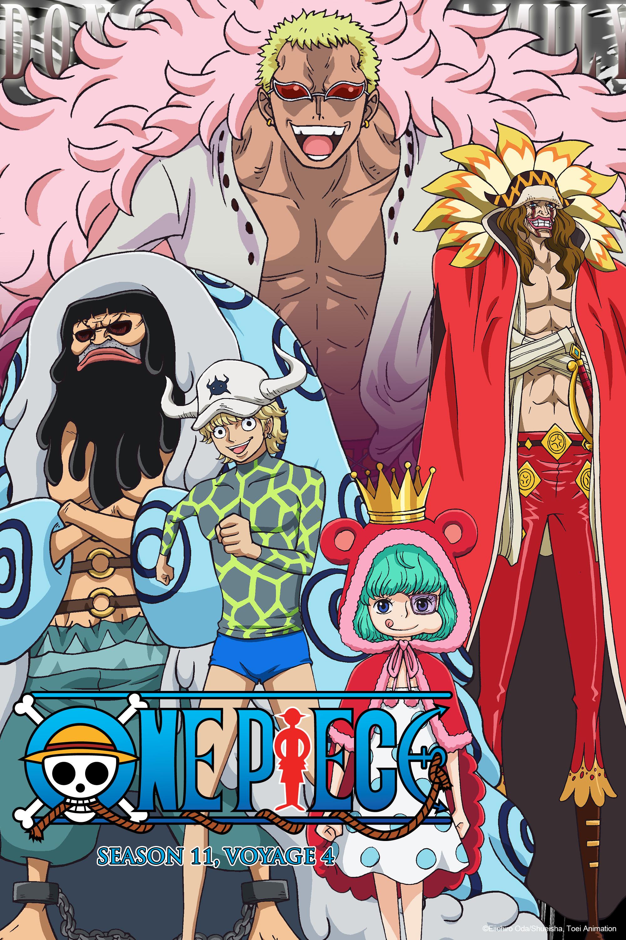 Crunchyroll is now streaming episodes 989-1000 in English dub! #OnePiece  🏴‍☠️1️⃣0️⃣0️⃣0️⃣