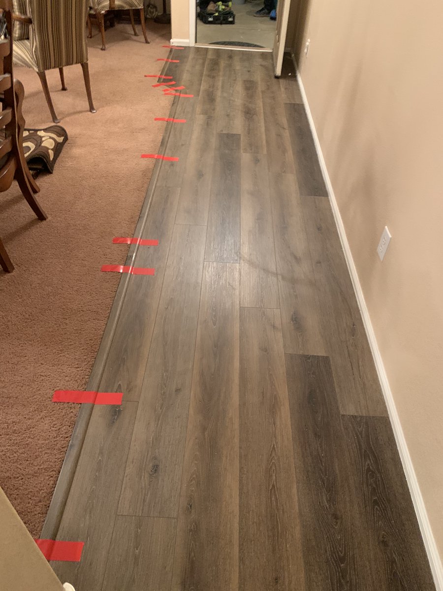 InteriorsNative's tweet image. We did this install earlier this month and it turned out great! 

We installed about 750 feet of our Paradigm Performer (Color: Toast) Luxury vinyl in this home in Maricopa. It completely changed the look of this home and we love how it turned out!