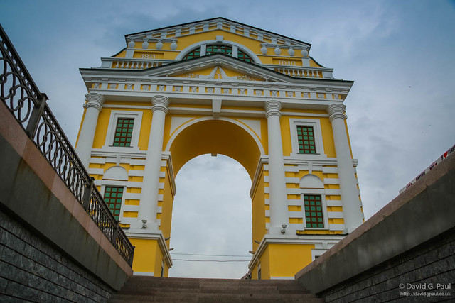 There's also a Moscow Gate nearby that is dedicated to Russian Cossacks, and a few churches we were shown around.