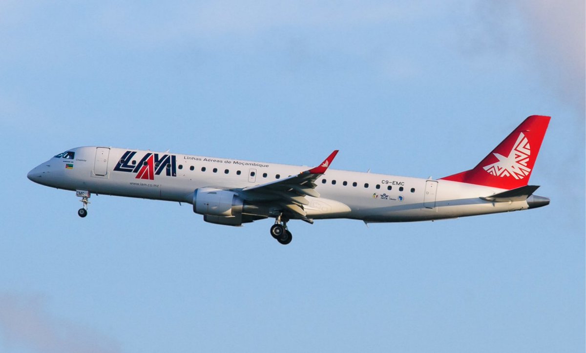 LAM Mozambique Airlines Flight 470: Murder-suicide by pilot on 29 November 2013 at Bwabwata National Park, Namibia. A THREAD: Aircraft: Embraer 190-100IGW Reg: C9-EMCPictured below at Jomo Kenyatta International Airport