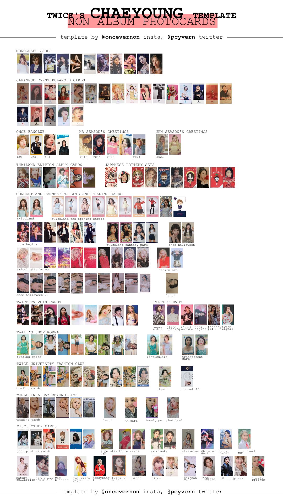 Bella Made A Twice Non Album Template With Just Rare Expensive Miscellaneous Photocards All Members On T Co Qokqvt5wrs In The Rare Expensive Misc Photocards Folder T Co Wtqaxacvwm Twitter