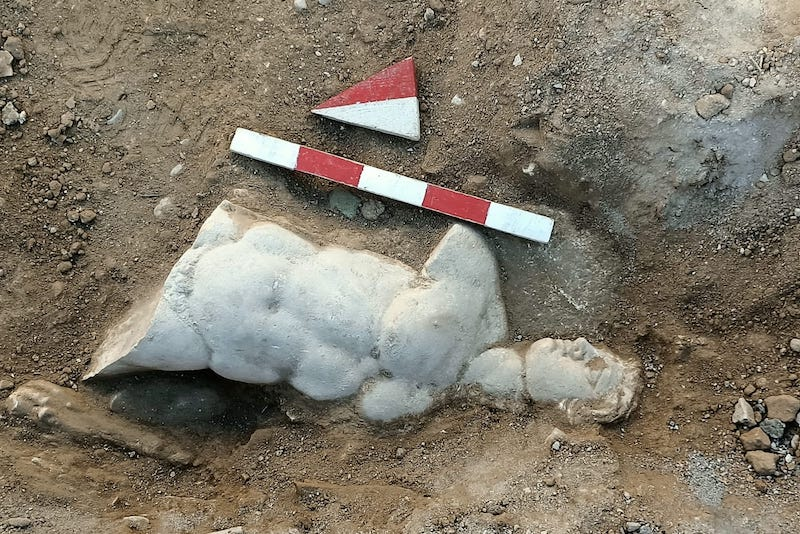 Ancient_MidEast's tweet photo. A 1,800-year-old relief of a Satyr was found in the Smyrna Theater, İzmir, Turkey

Measures at 1.70-meters-tall (5.5 feet), made of marble

August 2020 https://t.co/S05re7WVmb