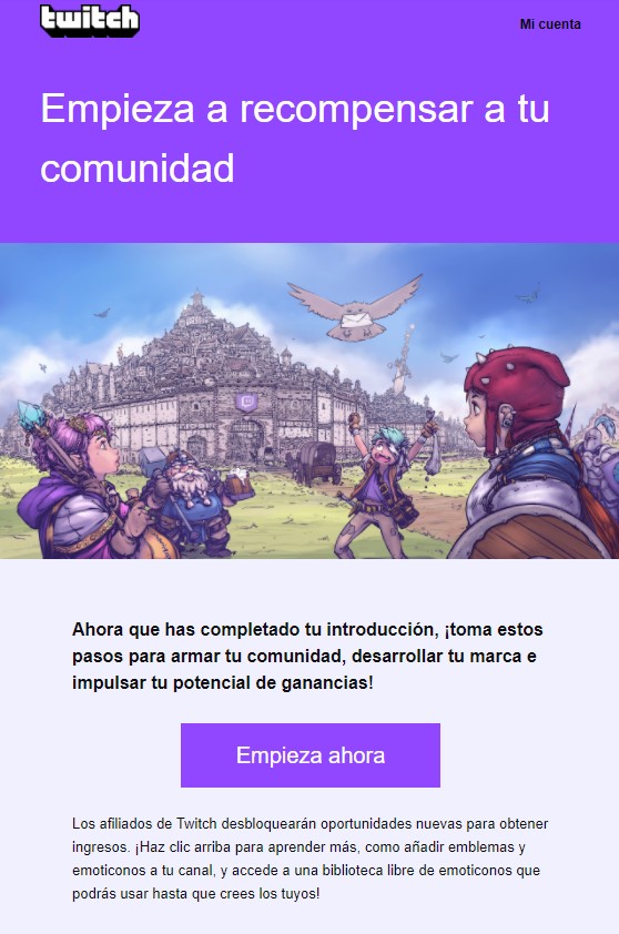 Hace aproximadamente un mes inicié este nuevo capítulo de mi vida, y pues ya soy parte del programa de afiliación de Twitch
Esto es gracias a ustedes, ahora ya pueden suscribirse a mi canal y seguirme apoyando, ya pronto tendré emotes bien geniales y muchas otras cuestiones! 💕