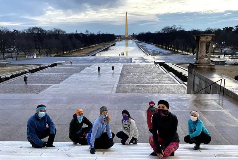 Nov_Project_DCA's tweet photo. It was a big month for miles, points, and challenging ourselves, so we're super stoked to announce the winners of the Mid-Winter Month-Long Mileage Medley -- Three's Company! 

Congrats team co-captains @merrylieb and @ChristinaSteg on leading their squad to victory!! #MMMM_NPDC https://t.co/KImNvw47ZM