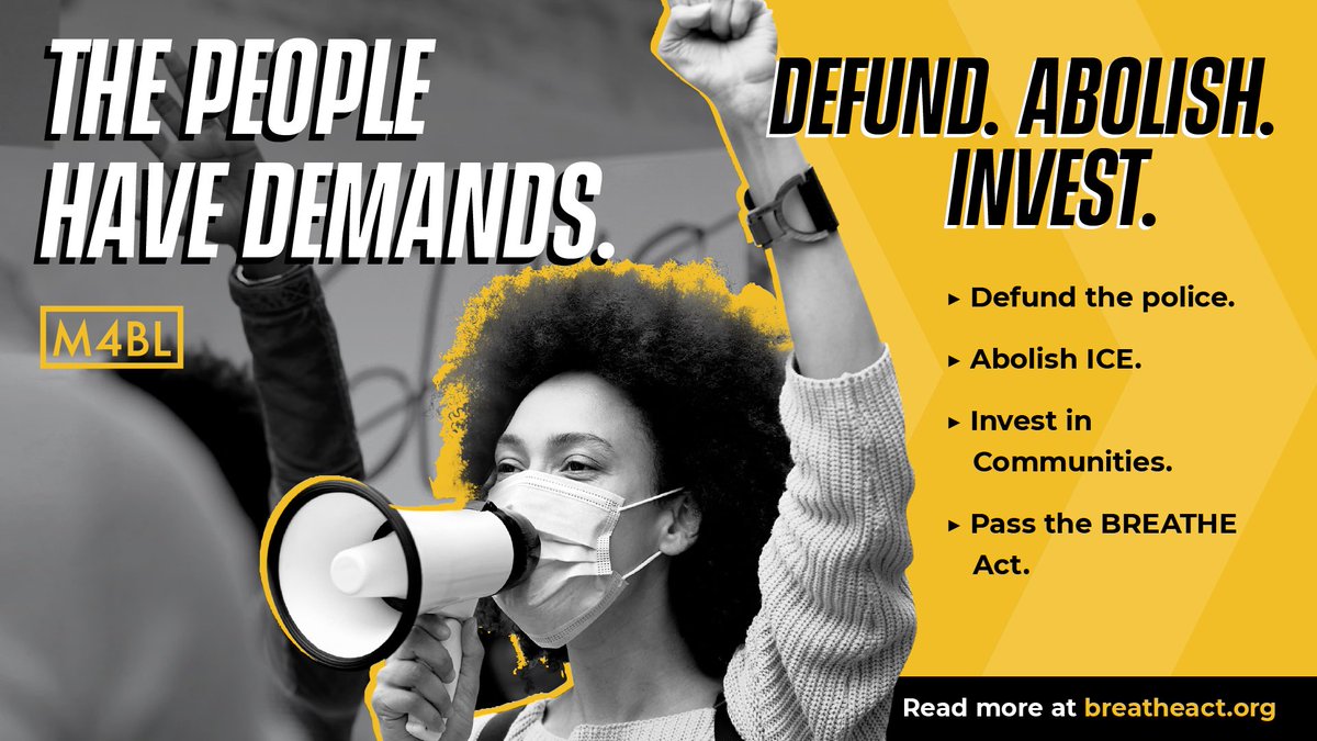 Mvmnt4BlkLives's tweet image. The blatant disregard for Black lives is engrained in policing across this country. We are past reform as an option. It is time to #DefundThePolice and invest in solutions that actually keep us safe.