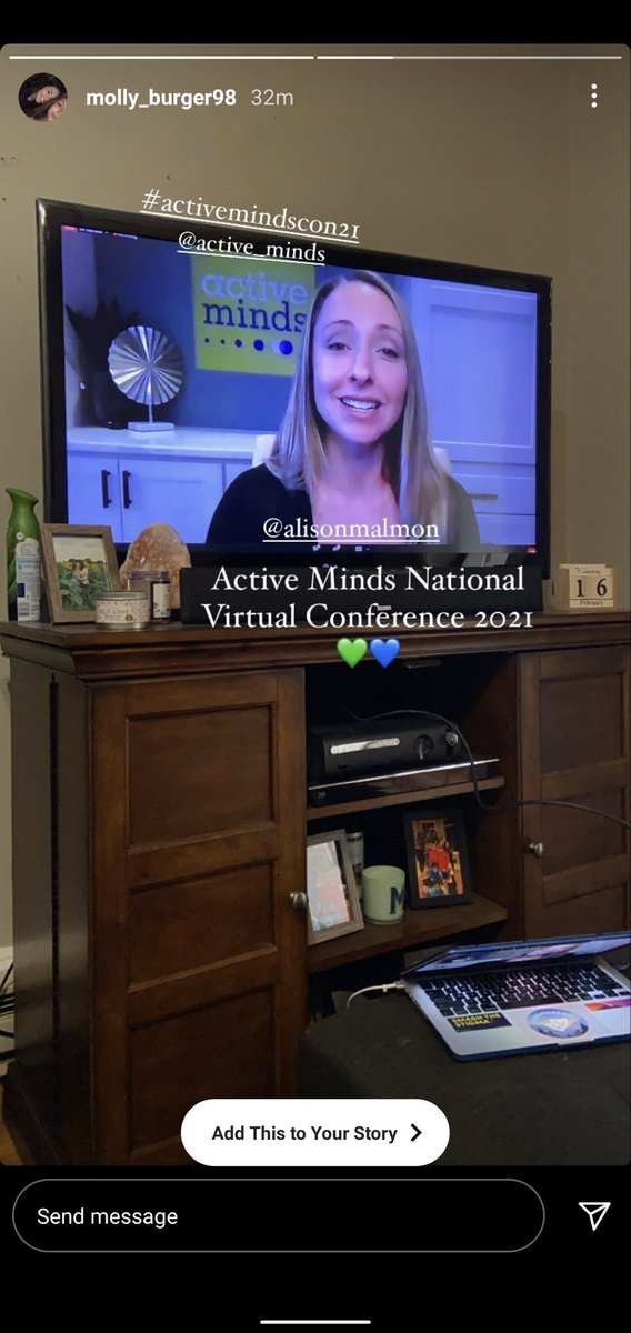 Active Minds Conference kicked off today! Wish we could have been in person, but being casted to your tv @KelseyPacetti and Molly Burger was a pretty fun alternative 😁