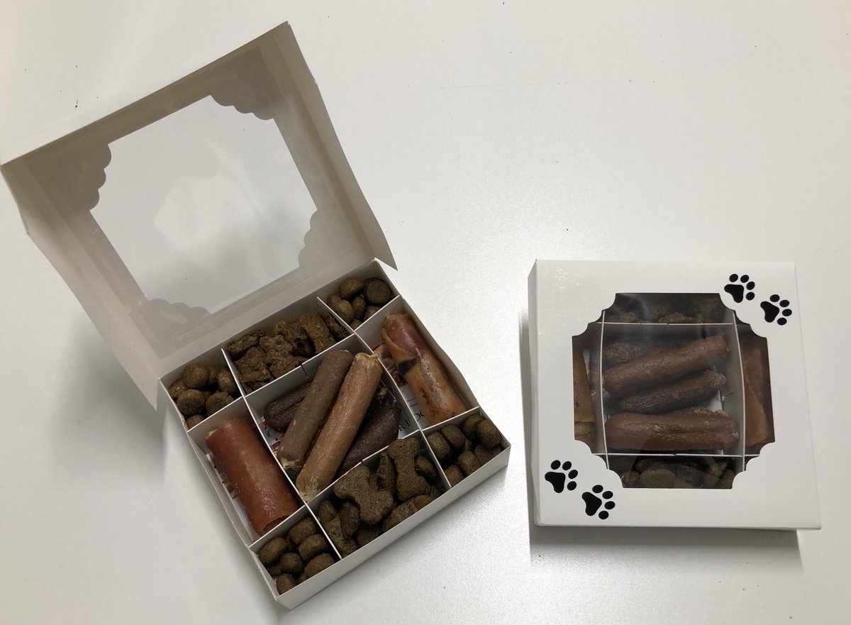 Heightsfarmsue's tweet photo. Are you looking for natural dog treats?  Unsure what to buy? We have treat boxes that your dog will love, containing a selection of sausages, pigs in blankets, salmon kronch, Turkey cubes and doggy bone biscuits. DM or call 07534422259 for delivery to your door (£10min) in Wigan https://t.co/uGNqJ06Cwu