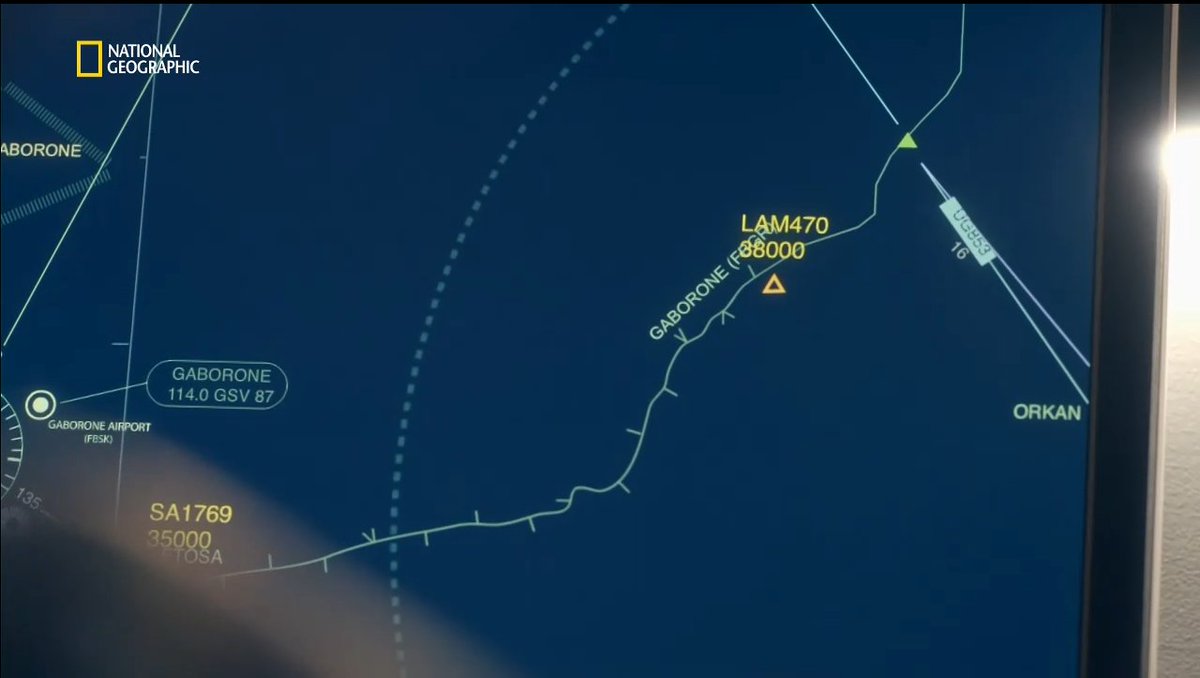 The controller at the Gaborone Area Control Centre (ACC) cleared the flight to maintain 38,000ft and to report when at waypoint AGRAM. The crew responded that they would arrive at waypoint AGRAM in about an hour.