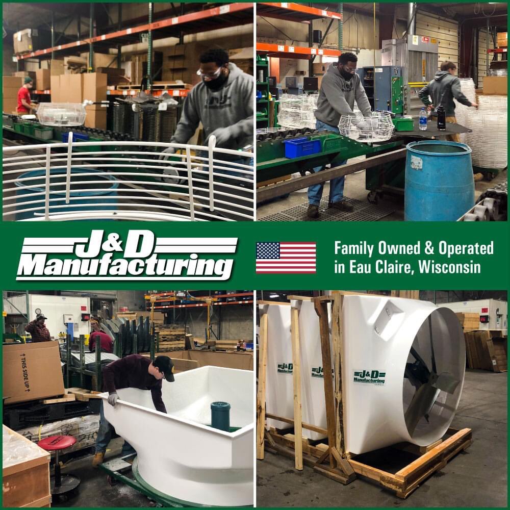 Across the globe J&amp;D partners with farmers to ensure their facilities have the resources &amp; technology they need to maximize their production.
#madeintheusa #familyownedandoperated #swine #poultry #industrial #greenhouse #agriculture #manufacturing #farming #dairy #energyefficient