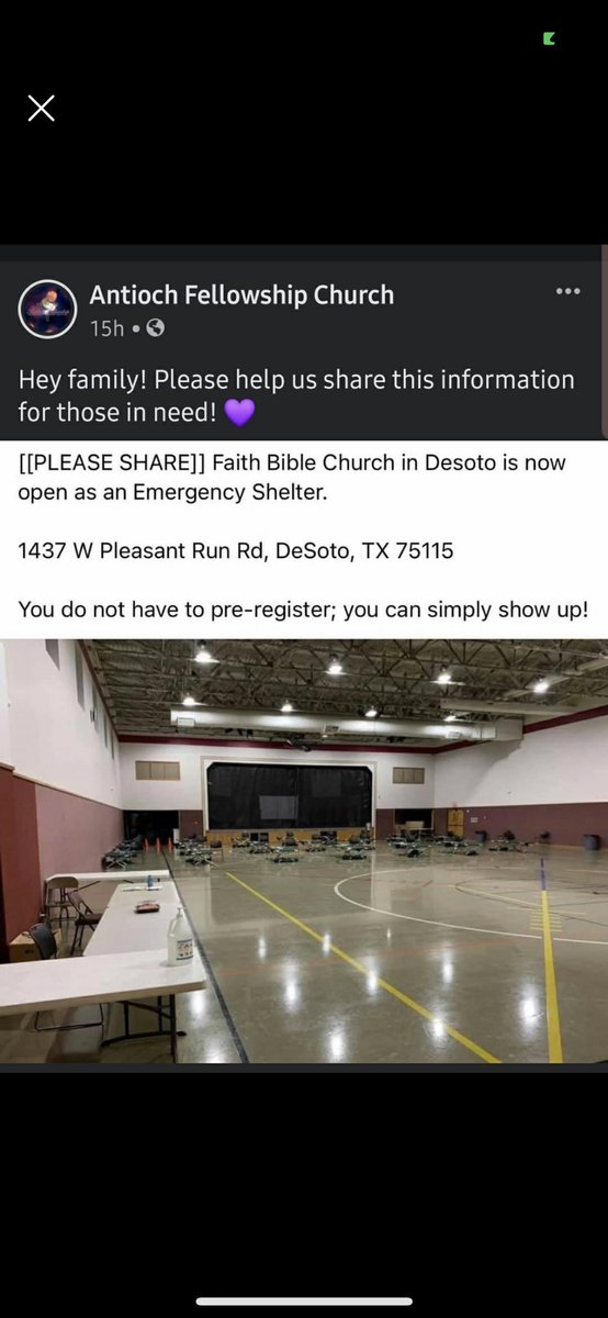 WARMING CENTERS IN TEXAS 