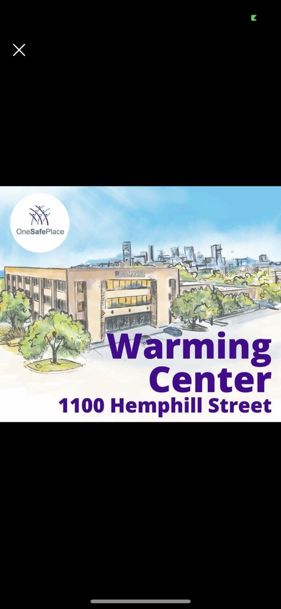 WARMING CENTERS IN TX 