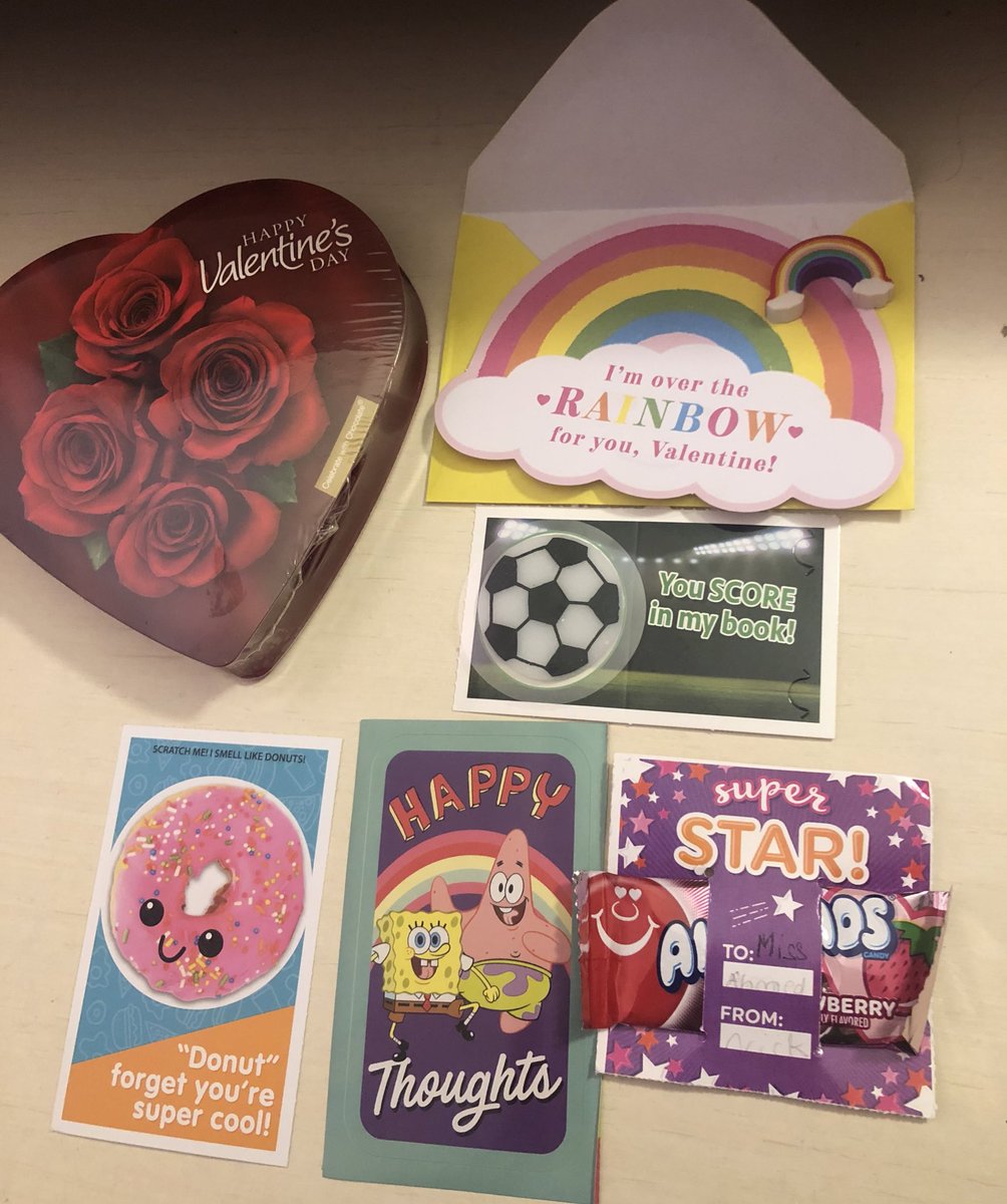 I would like just like to say a huge thanks to all the parents and students that were kind enough to think of me when they were preparing valentines. Thank you so much, I am so touched! <a href="/lizmachado68/">Liz Machado</a> <a href="/DoloresVanName/">Dolores Van Name</a> #BearTavernPride
