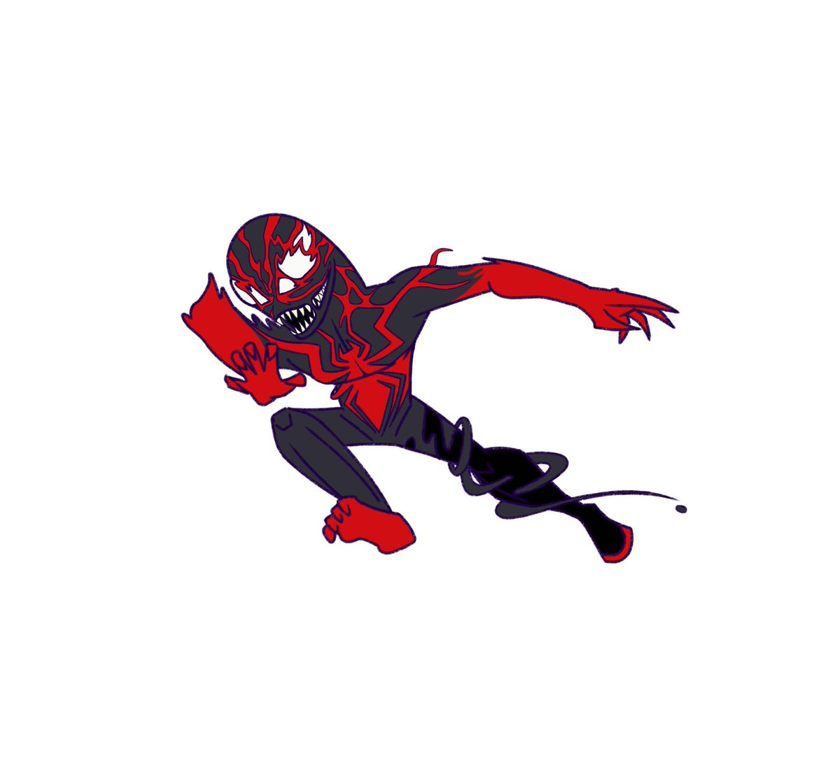 RatSlayer01's tweet photo. I think I'm gonna draw the characters in my #FunkoPop collection, so here's Venomized Miles Morales 🕷
#MARVEL #drawing #SpiderManMilesMorales https://t.co/rvIHKhiBZf