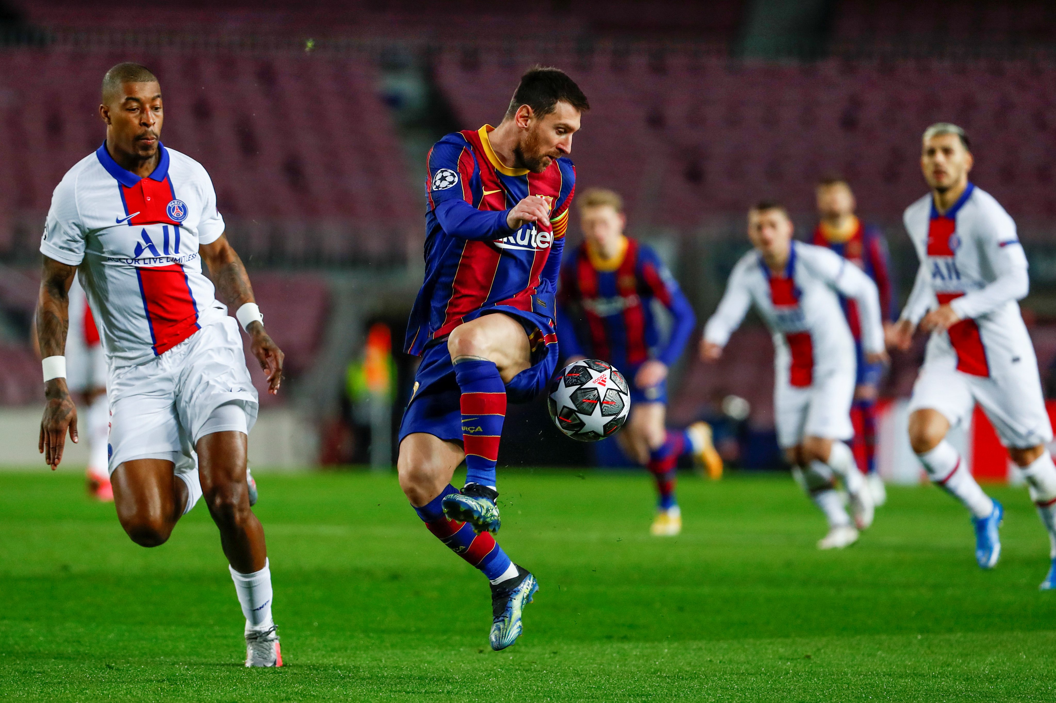 Paris saint germain fc barcelona match