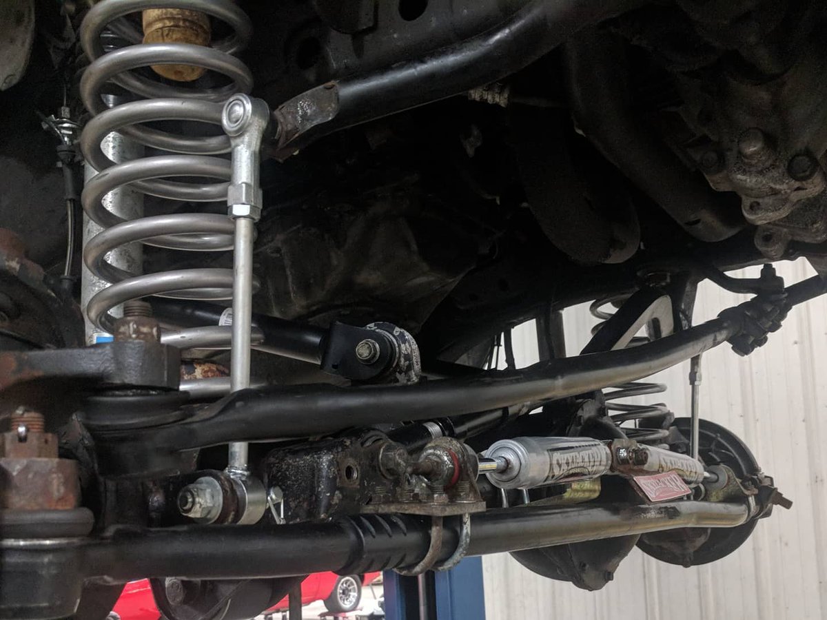 Shout out to <a href="/roughcountry/">Rough Country</a> for always hooking us up with exactly what we need! Got this Rubicon on the lift and knocked out in no time. Remember, we do all sorts of cars here so let us know what we can help you with! #Jeep #Wrangler #LiftedJeep #LiftKit