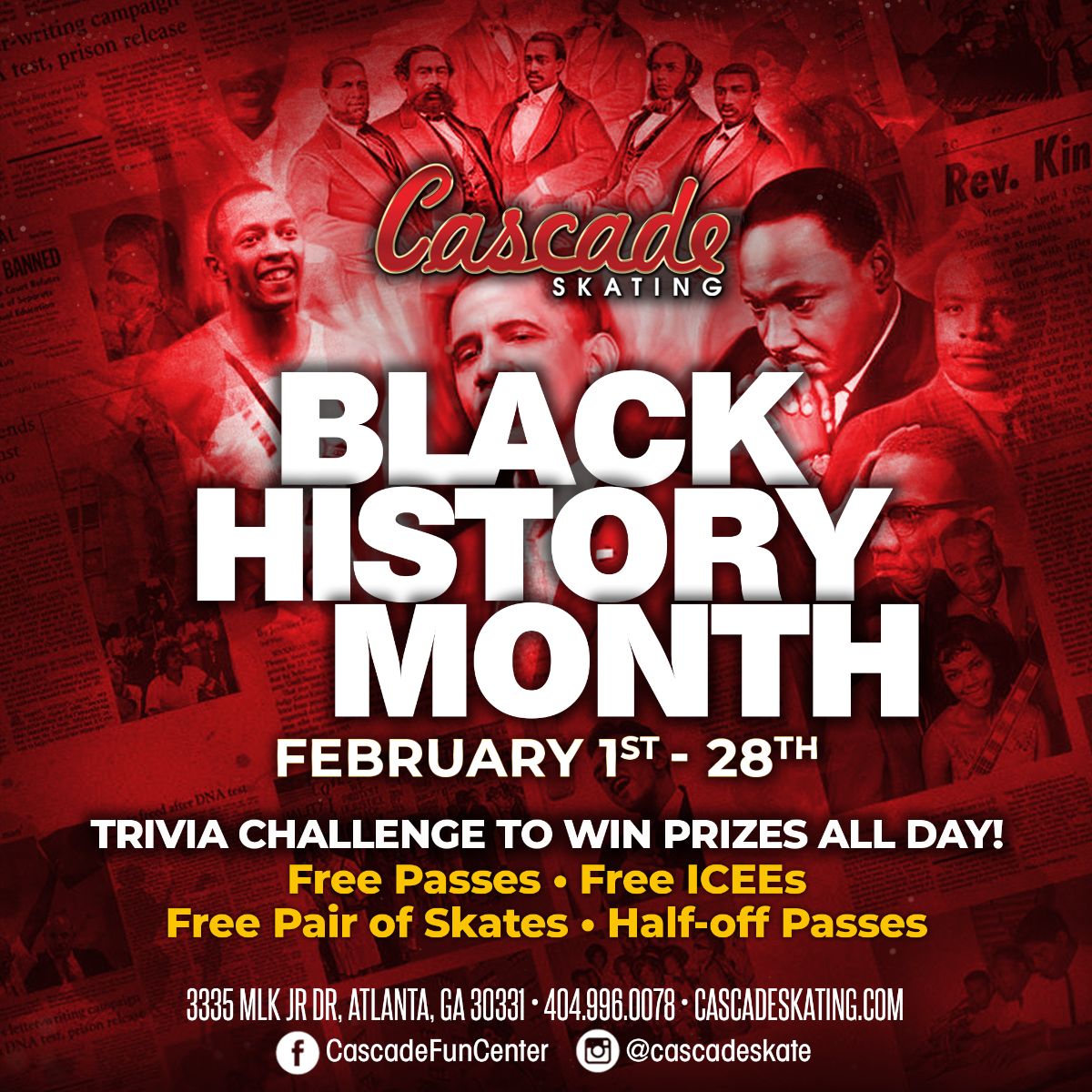 EricBlack41's tweet image. $5 Wings &amp;amp; $5 Admission Tuesday Family Session 7pm-10pm, We're Celebrating Black History Month @ Cascade Skating Rink - mailchi.mp/metrofuncenter…