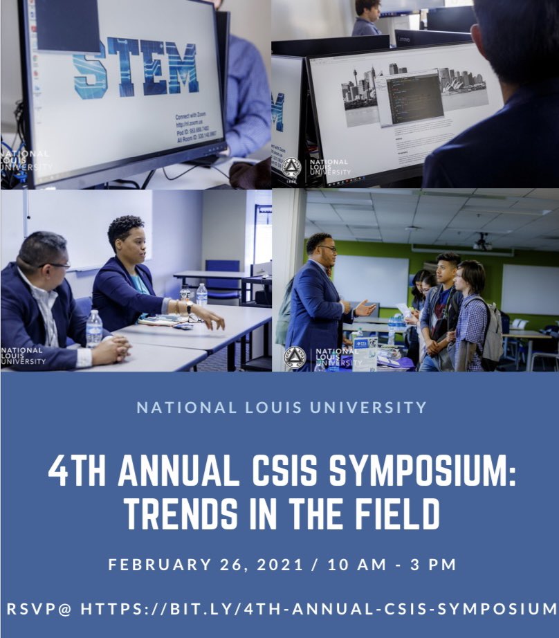 Save the date for Feb. 26 to learn more about Computer Science Information Systems career trends and hear from professionals in the field!