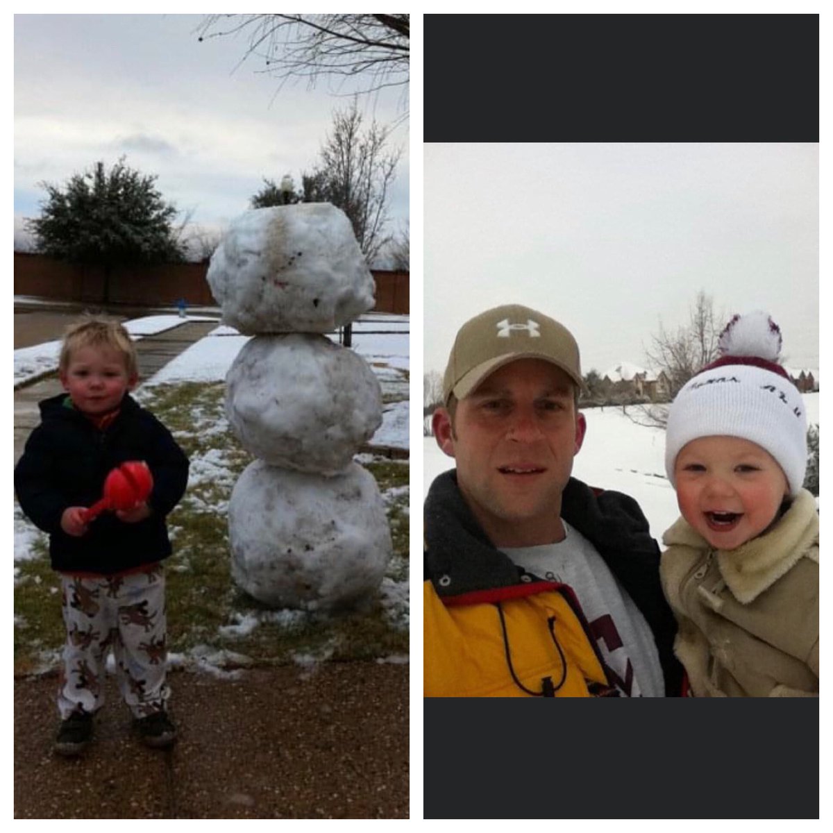 knut45's tweet photo. February 2011 vs. February 2021... Guess which snow day was more fun... #TexasBlackout #TexasWinterStorm2021 #FrozenPool #FrozenTexas https://t.co/Sk9iDlpkGo