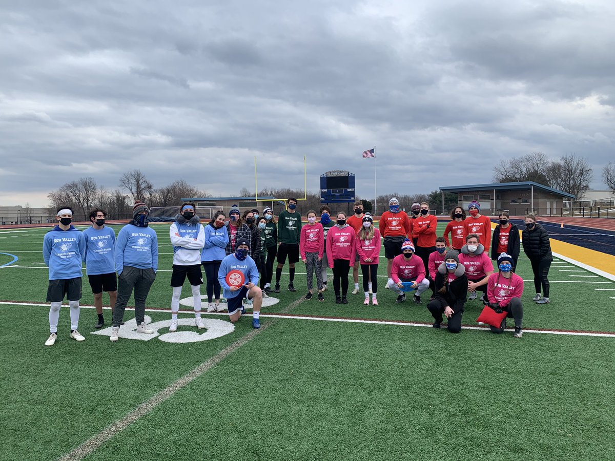 Congrats to the 2020-21 SV Ultimate Champs: Just Throwing Things Out There! The league may have been smaller this year, but it was still big fun!