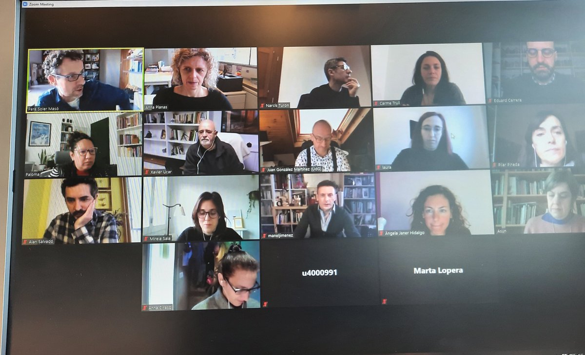 Liberi_UdG (@liberiudg) on Twitter photo Avui a la reunió virtual del <a href="/ProyectoHebe/">Proyecto HEBE</a> hem fet repàs a les activitats previstes de difusió i diseminació de la recerca, i hem posat fil a l'agulla al seminari de presentació de resultats. En breu, més informació! Avui a la reunió virtual del <a href="/ProyectoHebe/">Proyecto HEBE</a> hem fet repàs a les activitats previstes de difusió i diseminació de la recerca, i hem posat fil a l'agulla al seminari de presentació de resultats. En breu, més informació!