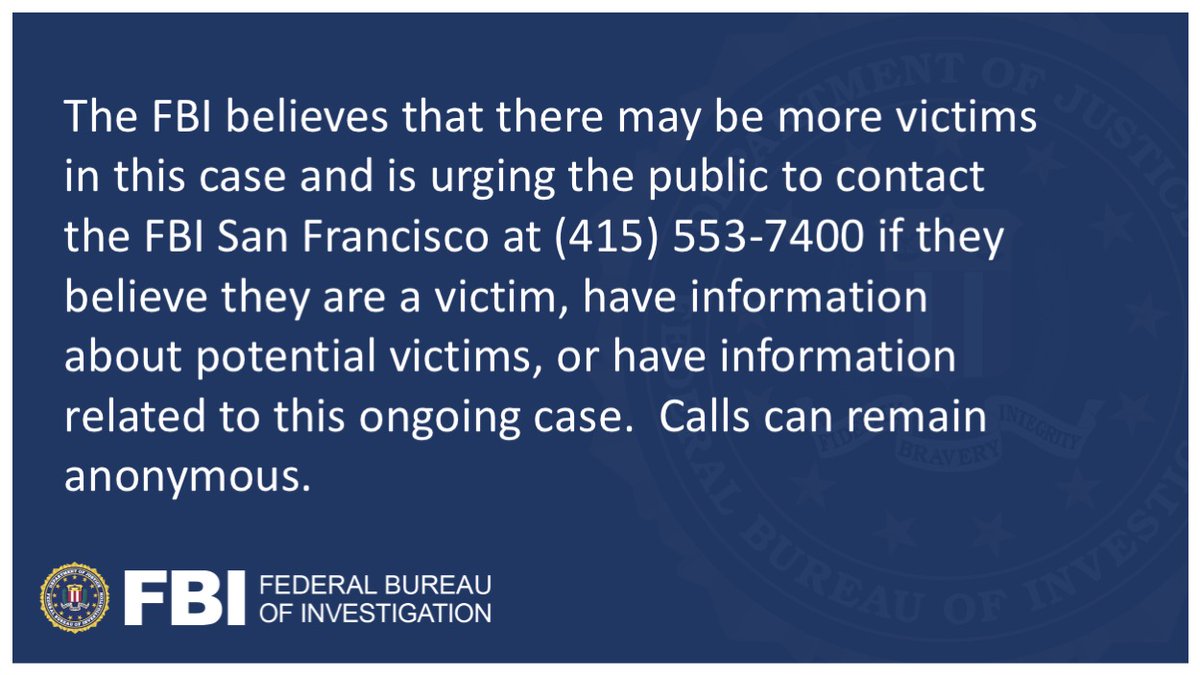 The #FBI is seeking the public’s assistance in identifying victims related to crimes allegedly committed by Miranda Devlin. Devlin allegedly impersonated multiple licensed attorneys to act as a criminal defense attorney. Read more about charges filed: ow.ly/t7E950DzpYR