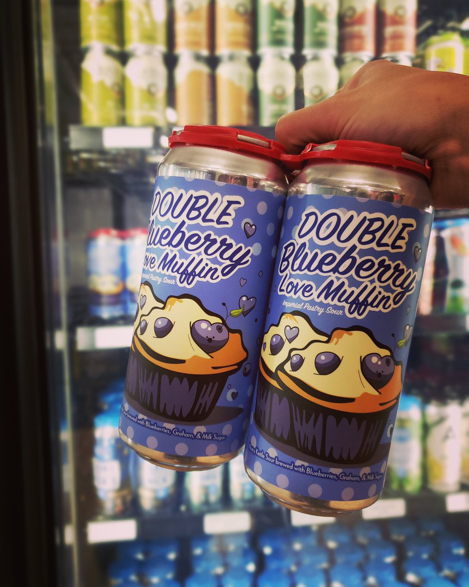 Spotted: From @barntownbrewing Double Blueberry Love Muffin Imperial Pastry Sour. That’s all. 🫐 

#beer #iowabeer #northlibertyiowa #coralvilleiowa #tiffiniowa #brewediniowa #iowacraftbeer #craftbeer #brewerylife #brewing #iowabrewery
