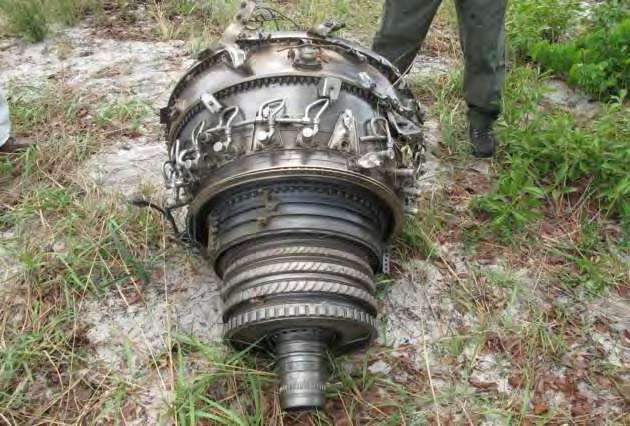 Could the engines have failed? Based on the marks left on the turbines of the engines, the engines were rotating in a high energy state on impact.