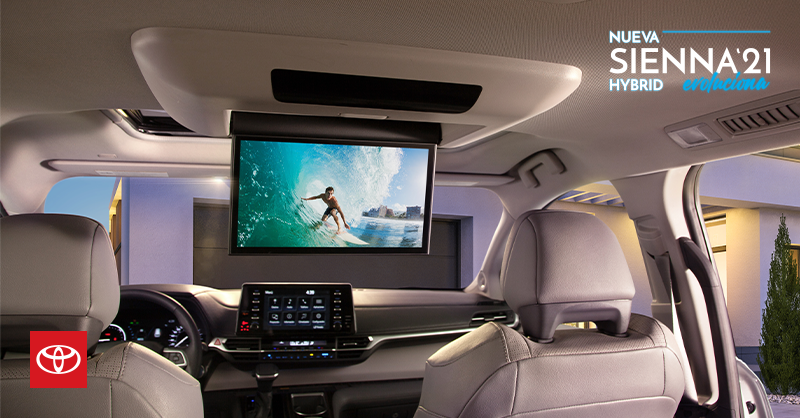 ToyotaMex's tweet photo. Llega la primera minivan híbrida a México:
Toyota #Sienna2021.