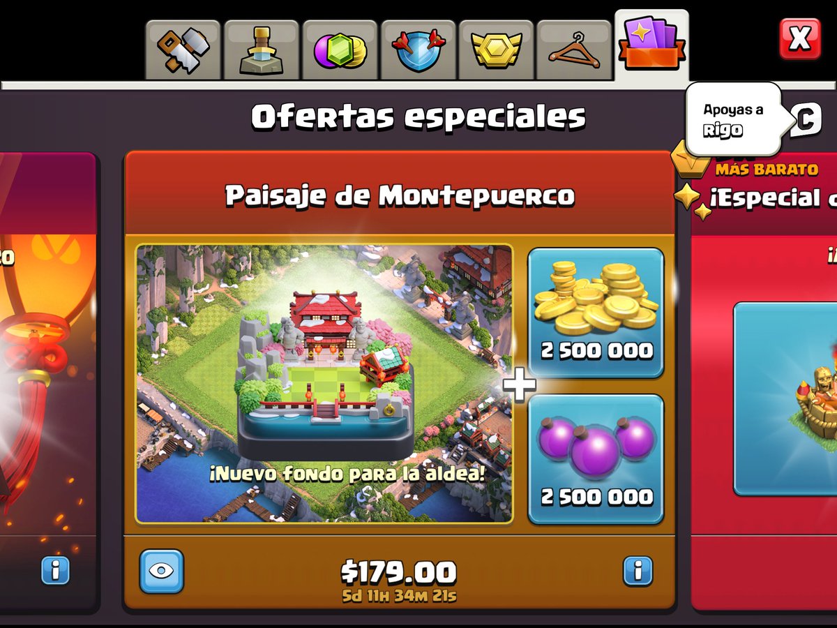 🧧SORTEO 8 PAISAJES de MONTEPUERCO🧧 

Participa por un bonito paisaje para tu aldea cumpliendo los requisitos:

⭕️Dar RT🔁

⭕️Sigue a:
@esteguyrafa_coc 
<a href="/SecretFamilyOP/">Secret Family Oficial</a> 
<a href="/AGUILATOP1/">𝐃𝐫𝐞𝐚𝐌 𝐓𝐞𝐚𝐌</a> 
<a href="/rigotorres23CoC/">rigotorres23🇲🇽</a> 

Los ganadores se anuncian el sábado 20 de febrero🎉