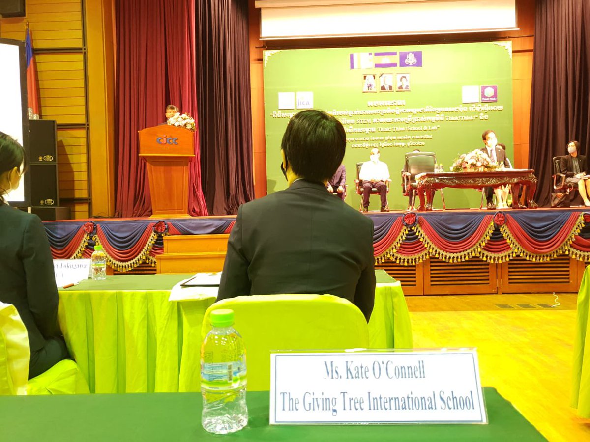 GISPYPC's tweet image. TGTIS was excited to be part of the opening ceremony of Think!Think! School and Lab in partnership with JICA and the Ministry of Education Youth and Sports (MoEYS) to help improve STEM education in Cambodia #passionatelycurious #JICA #WonderLab #thinkthink @innovatecreater