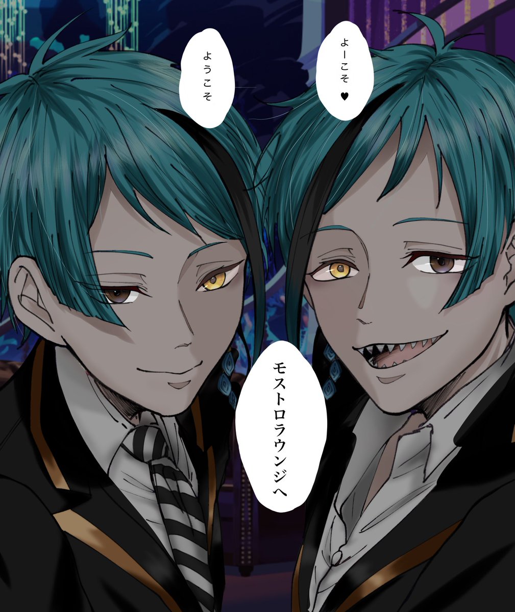 Kou 音 Yatagarasu 4i さんのイラスト 色塗りさせていただきました すっごくカッコいいイラストです ツイステ ジェイド リーチ フロイド リーチ Kou 音 Yatagarasu 4i さんのイラスト 色塗りさせていただきました すっごくカッコいいイラストです ツイステ ジェイド リーチ フロイド リーチ