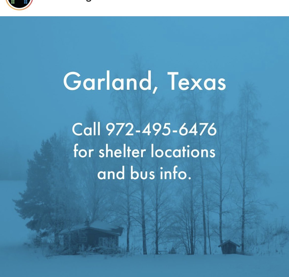 WARMING CENTERS IN TEXAS 