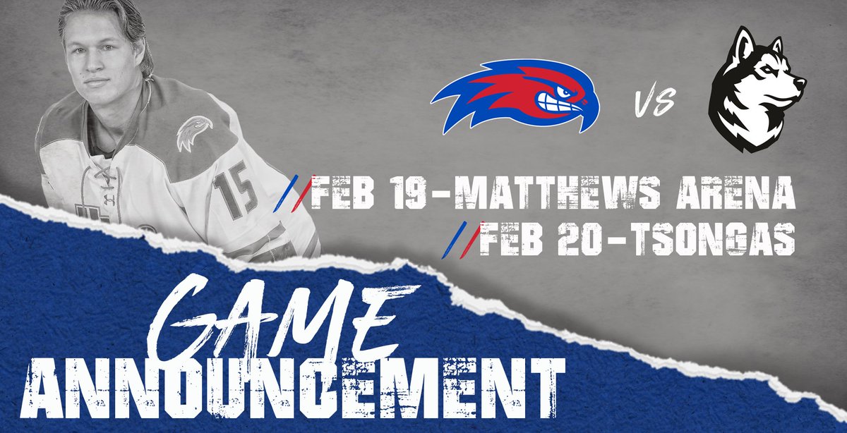 RiverHawkHockey's tweet photo. Who had Northeastern next on their BINGO cards?! ✔️

Looking forward to a two-game set with the Huskies this weekend!

#UnitedInBlue https://t.co/7ZutUvOW3l
