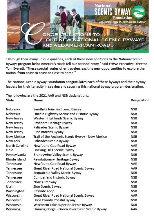 GettingThereFun's tweet image. Congratulations to all of the new fabulous road trips that have been named National Scenic Byways by the Federal Highway Administration today! This'll make Getting There so much more fun! #GettingThereIsHalfTheFun #TravelItsLaterThanYouThink #TheJourneyIsTheDestination