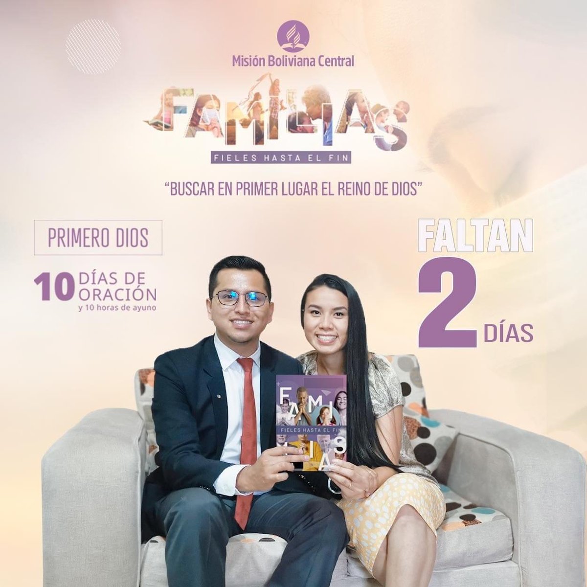 Faltan 2 días para el movimiento sudamericano de oración, participa con toda tu familia.