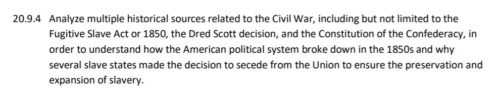 When  @sendahms suggested that the Civil War does not even appear in the preliminary document, I am not sure where he and his colleagues are receiving their information. You can view 20.9.4 in the rough draft. Can/should this go much further? Yes, it should. I believe it will.