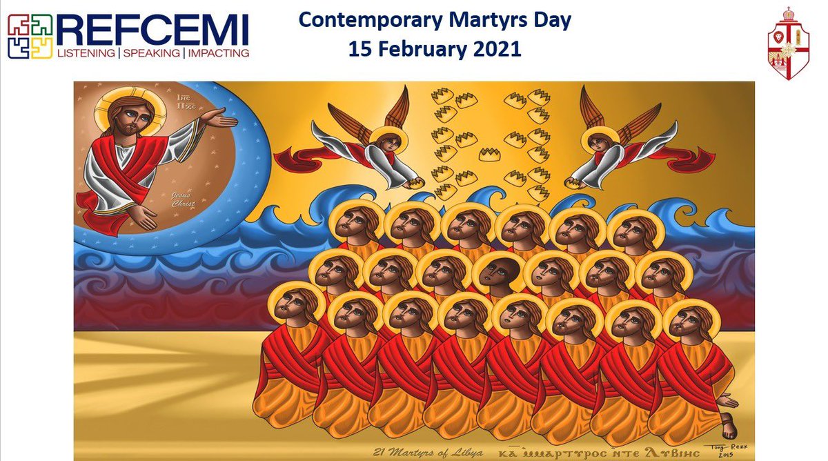 Video bit.ly/37jqPZs and Press Release bit.ly/3pn3Ov3

@Refcemi #ContemporaryMartyrsDay Webinar remembering the #21Martyrs with <a href="/PopeTawadros/">Pope Tawadros II</a> <a href="/Pontifex/">Pope Leo XIV</a> @JustinWelby @PMounstephen <a href="/DavidAltonHL/">Lord (David) Alton</a> @MervThomas #FionaBruceMP
#StandingTogether

x.com/bishopangaelos…