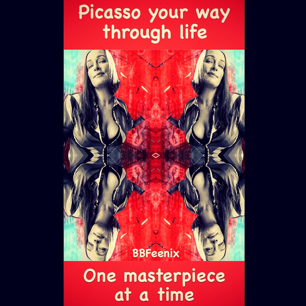 Picasso your way through life, one masterpiece at a time. Create your life the way you see it, using your unique palette. #createyourownmasterpiece #picassoyourwaythroughlfe #BBFeenix #quoteoftheday #beyourownartist
