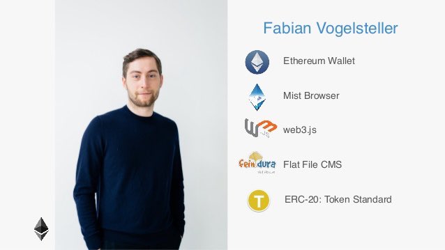 2} The founder Fabian Vogelsteller was a vital part of the Eth foundation. Building the official Ethereum Wallet, the first Decentralized web3 Browser his proposal of ERC20 in 2015, he has proven to not only have a visionary outlook but the technical skills to execute it.