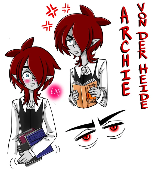 Archie is a gardening loving vampire boy that despises the taste of blood

His favorite thing is tomatoes ? 
